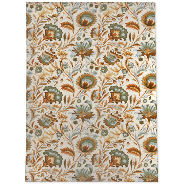 Kavka Cotton Floral Rug Wayfair Canada